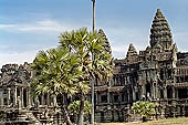 Angkor Wat temple, the west gopura of the third enclosure 